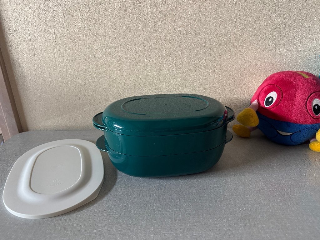 Z.G.A.N. magnetronschaal TUPPERWAVE 200 van Tupperware 4 dlg, Schaal, Vaatwasserbestendig, Ophalen of Verzenden, Zo goed als nieuw