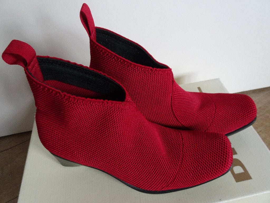 RODE ENKELLAARSJES MAAT 38, Kleding | Dames, Schoenen, Ophalen of Verzenden, Rood, Onbekend, Zo goed als nieuw