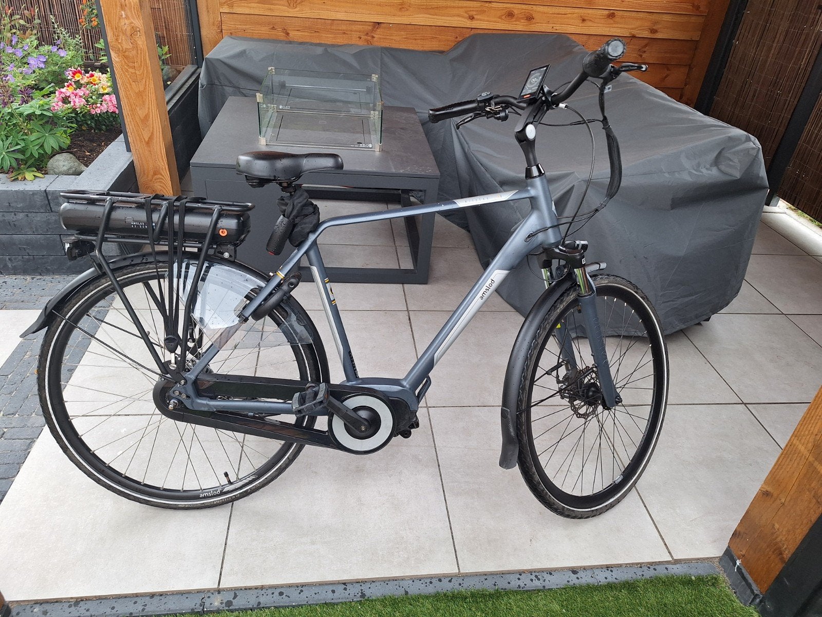 Amslod Hilston elektrische herenfiets - 4 jaar oud, Ophalen of Verzenden