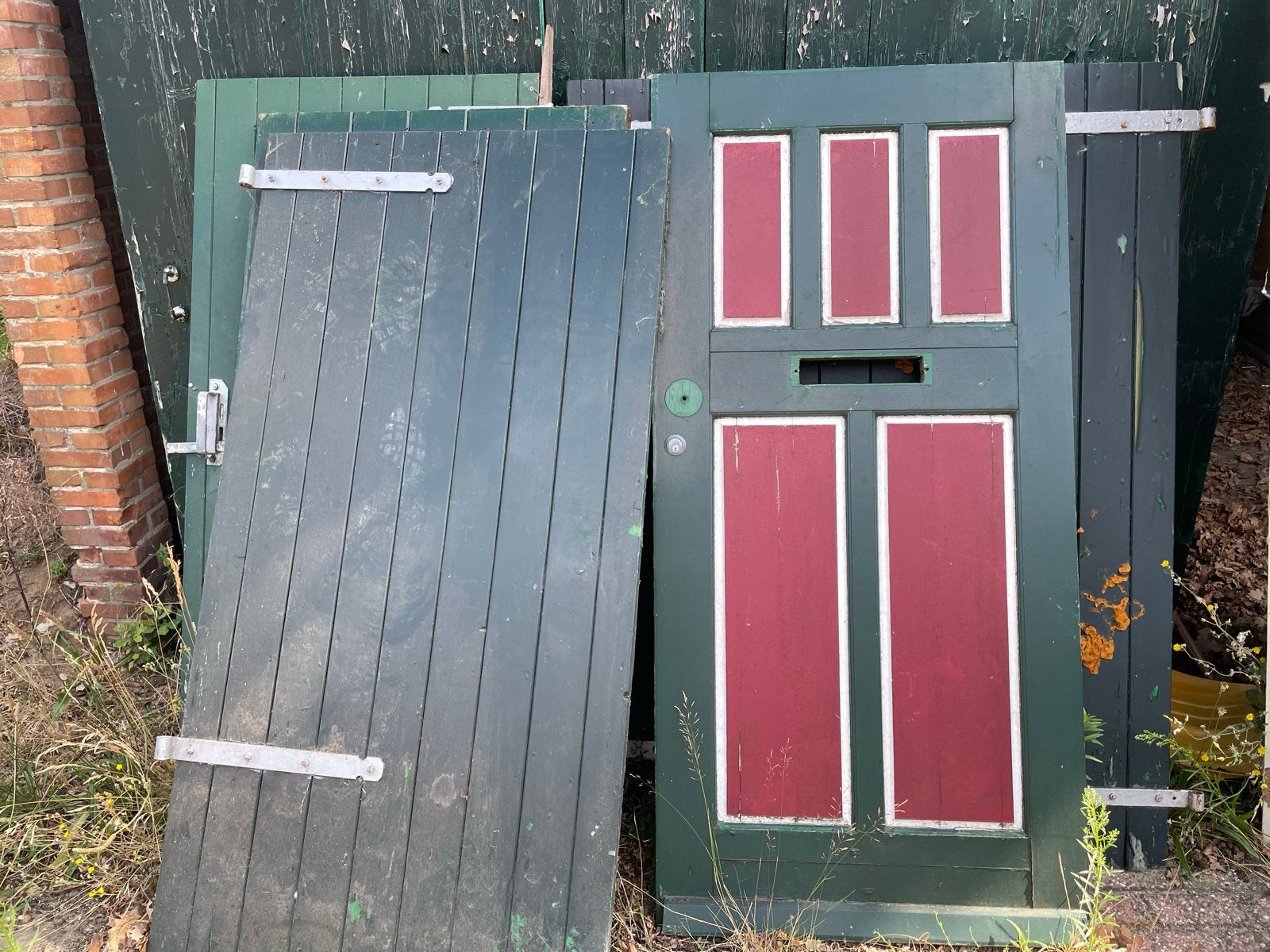 Oude boerderij deuren, Ophalen, Gebruikt, Buitendeur, 200 tot 215 cm