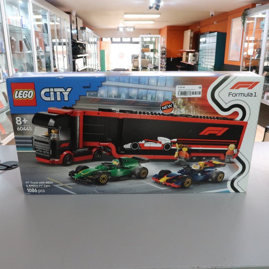 LEGO City F1 Truck met RB20 en AMR24 F1 60445 | Nieuw, Lego, Nieuw, Support@lego.com, LEGO System A/S
Aastvej 1
7190 Billund
Denmark
