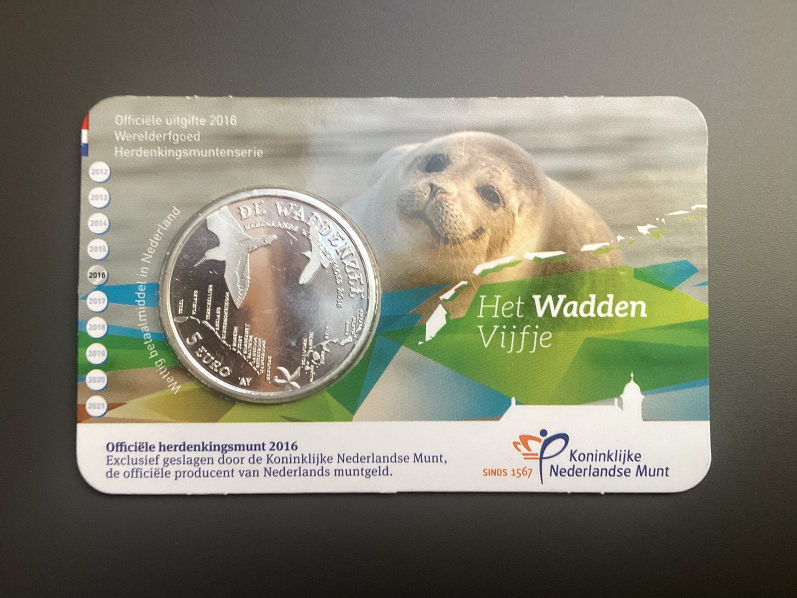 Wadden vijfje 2016, Verzenden, Koningin Beatrix, Euro's