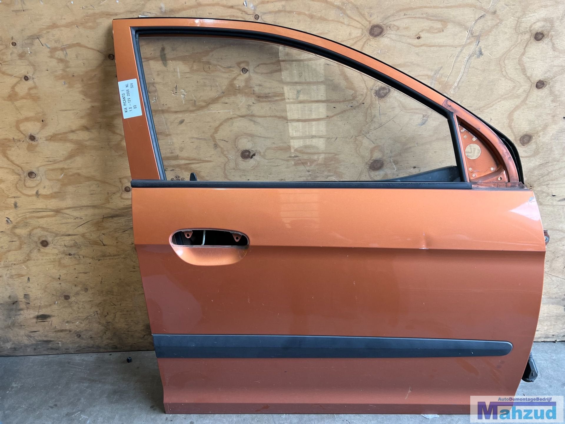 KIA PICANTO 1 Oranje 03 Rechts voor deur 2004-2010, Heolleung-ro 12
06797  Seoul, Deur, Ophalen of Verzenden, Info@kia.com