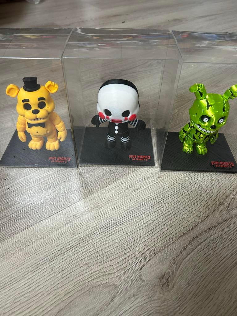 Five Nights at Freddy's 3D Poppen - 20 euroPer Stuk, Kinderen en Baby's, Speelgoed | Overig, Zo goed als nieuw, Jongen of Meisje