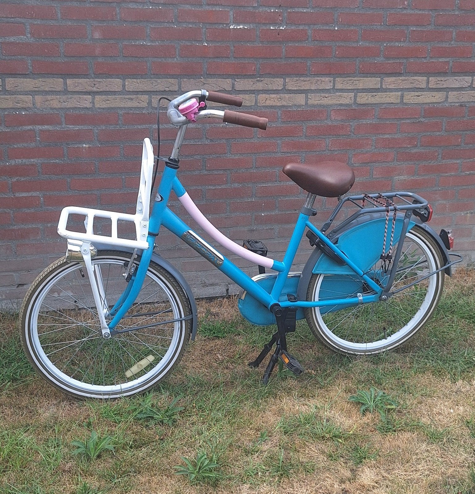 fiets 22 inch, Fietsen en Brommers, Fietsen | Kinderfietsjes, Ophalen, Gebruikt, Popal, Terugtraprem