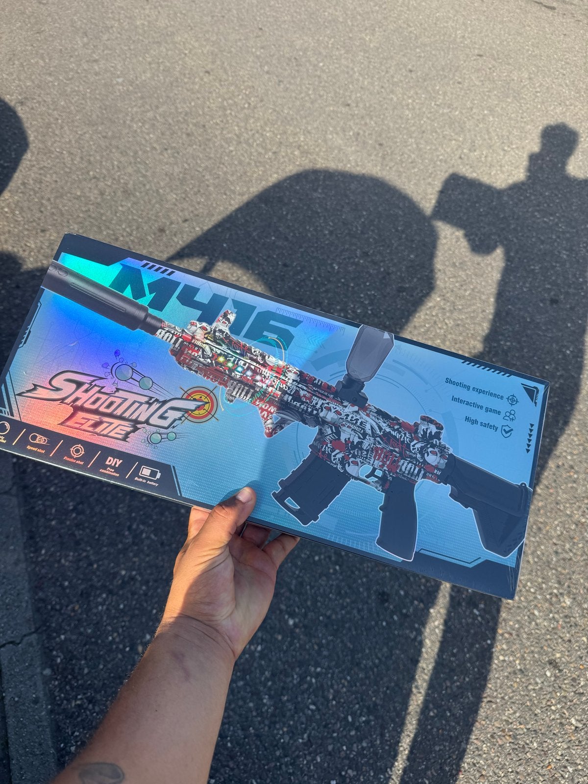 Nieuwste M416 Gel Blaster - Shooting Elite, Ophalen of Verzenden, Nieuw, Jongen of Meisje