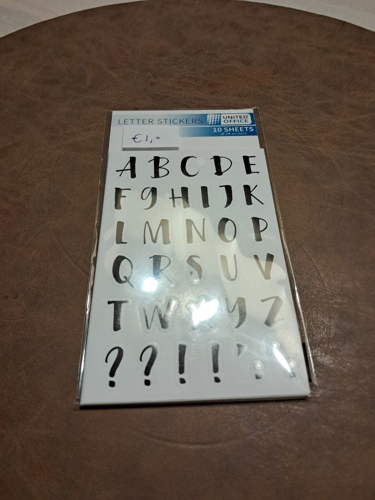 Letter Stickers - 10 vellen alfabet stickers, Ophalen of Verzenden, Nieuw, Sticker