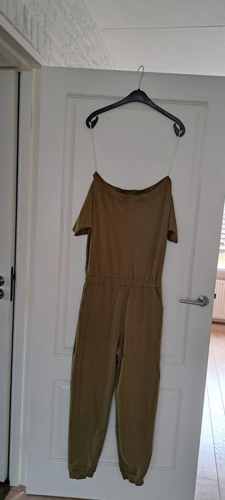 Jumpsuit maat 38 Vanilia Olijfgroen, Kleding | Dames, Jumpsuits, Overige kleuren, Vanilia, Zo goed als nieuw, Ophalen
