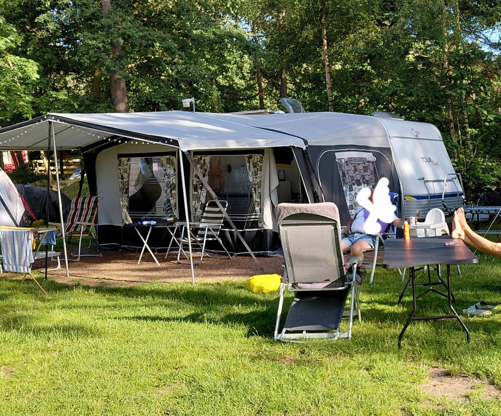 Dorema air voortent maat 12 zonder luifel, Caravans en Kamperen, Voortenten en Luifels, Ophalen, Zo goed als nieuw