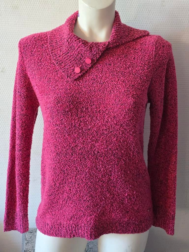 Roberto Sarto roze trui met kraag maat 40, Kleding | Dames, Truien en Vesten, Maat 38/40 (M), Ophalen of Verzenden, Roze, Gedragen