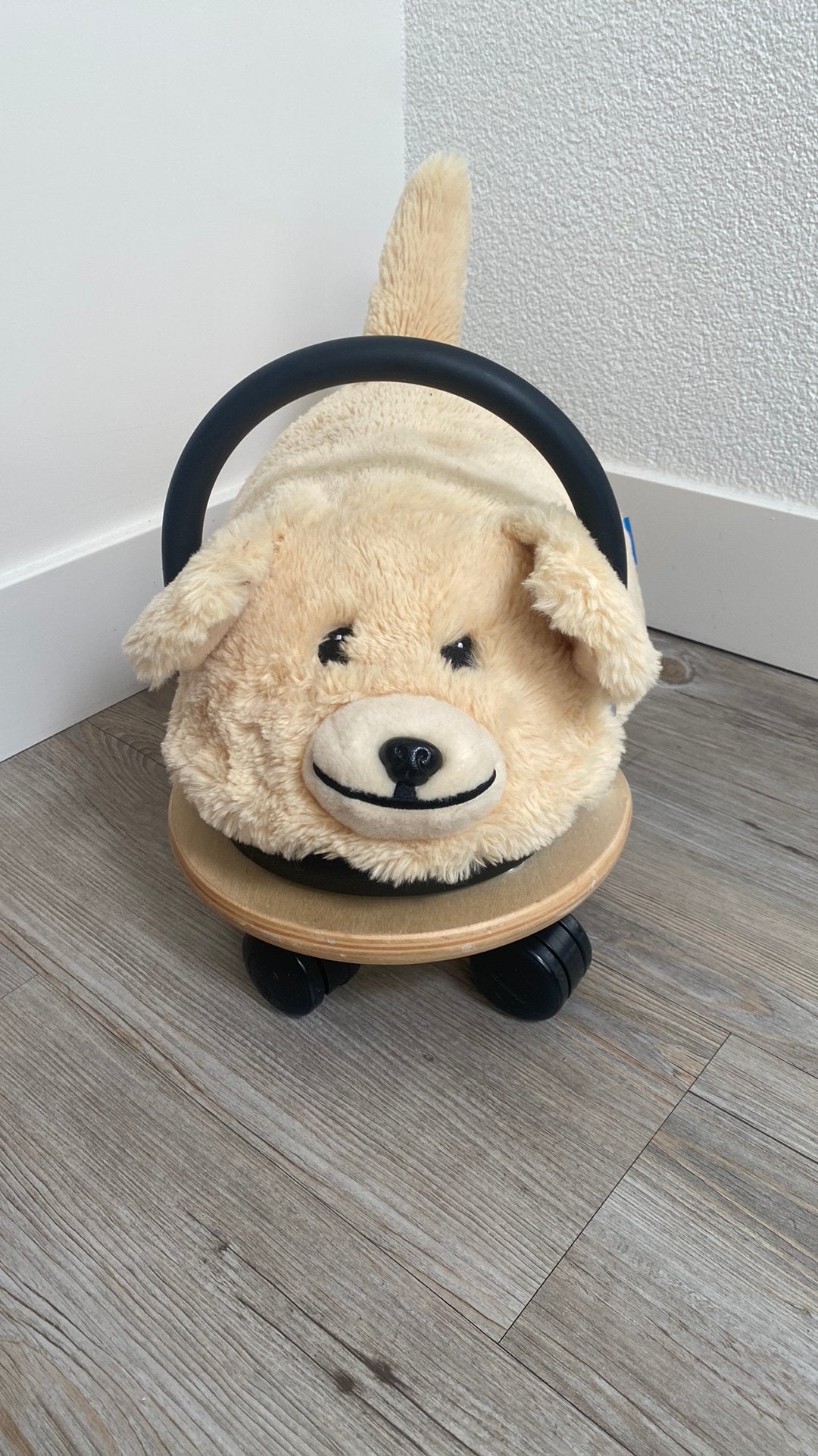 Wheelybug plush hond loopwagen, Ophalen, Zo goed als nieuw