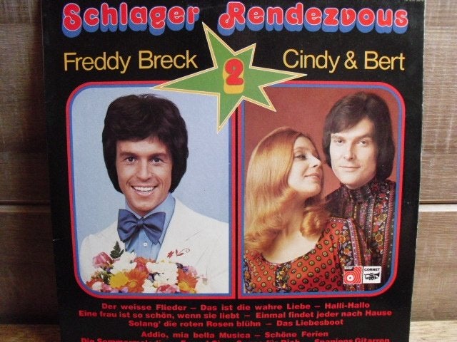 Schlager Rendezvous - Freddy Breck - Cindy & Bert, LP, Complilatie, Gebruikt, Pop