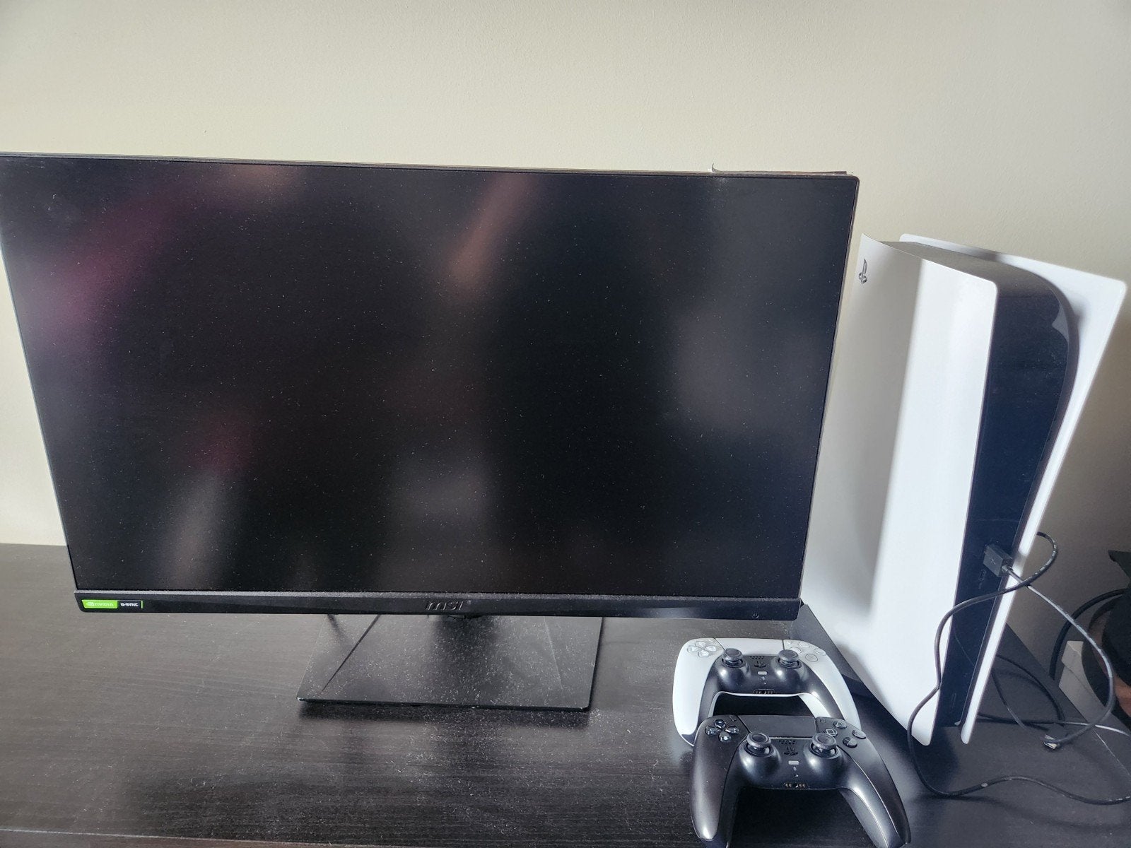 PS5 met MSI Monitor en HDMI-kabel, Spelcomputers en Games, Ophalen