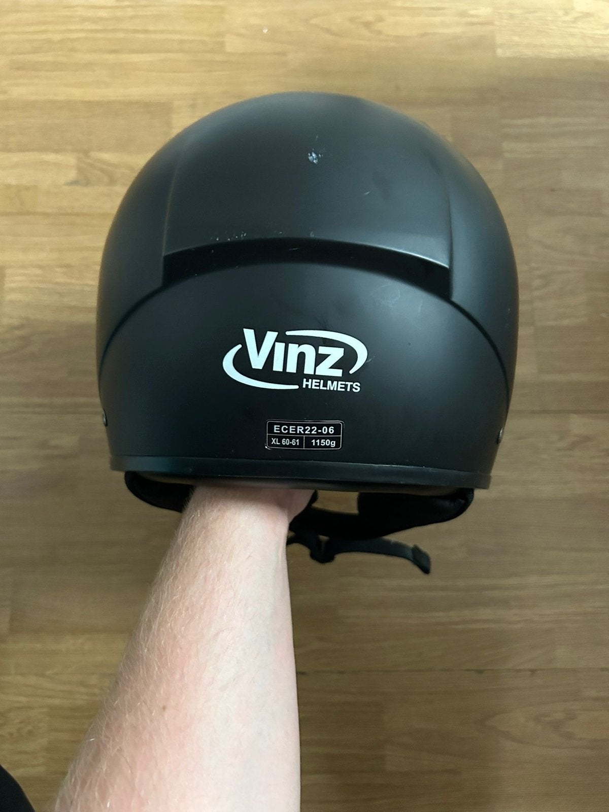 Vinz Scooterhelm XL Zwart Mat, Ophalen, Zo goed als nieuw, Extra large of groter
