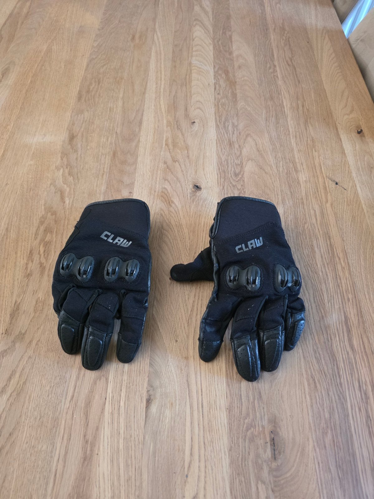 CLAW Motorhandschoenen Zwart | XL | Protectie, Motoren, Ophalen, Tweedehands, Handschoenen