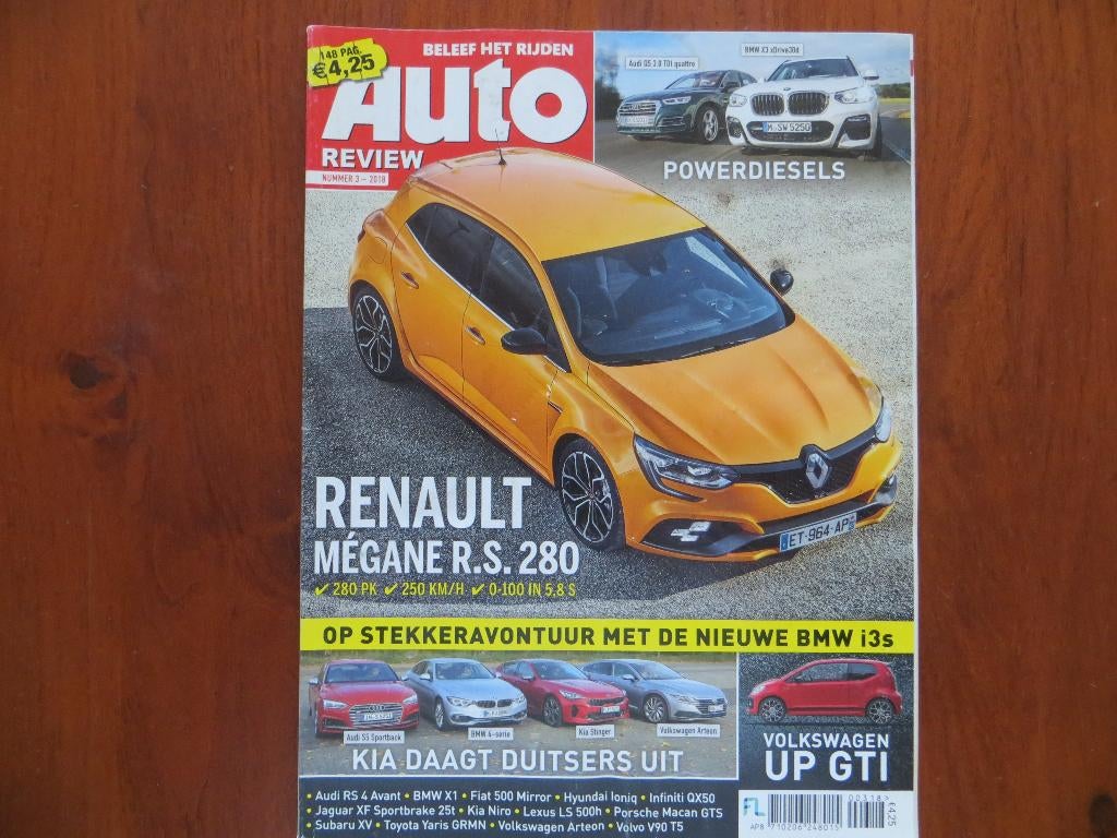 Auto Review 3 2018 Renault Mégane R.S. 280, Audi Q5 3.0 TDI, Ophalen of Verzenden, Zo goed als nieuw, Audi