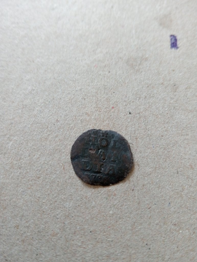 Bezemstuiver 1738 Holland, Postzegels en Munten, Ophalen of Verzenden, Vóór koninkrijk, Overige waardes, Zilver