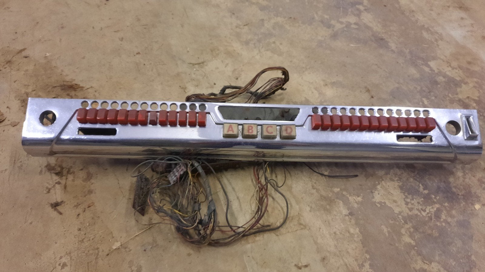 Toetsenbord Wurlitzer 1700 jukebox, Ophalen, Gebruikt, Voor 1950, Wurlitzer