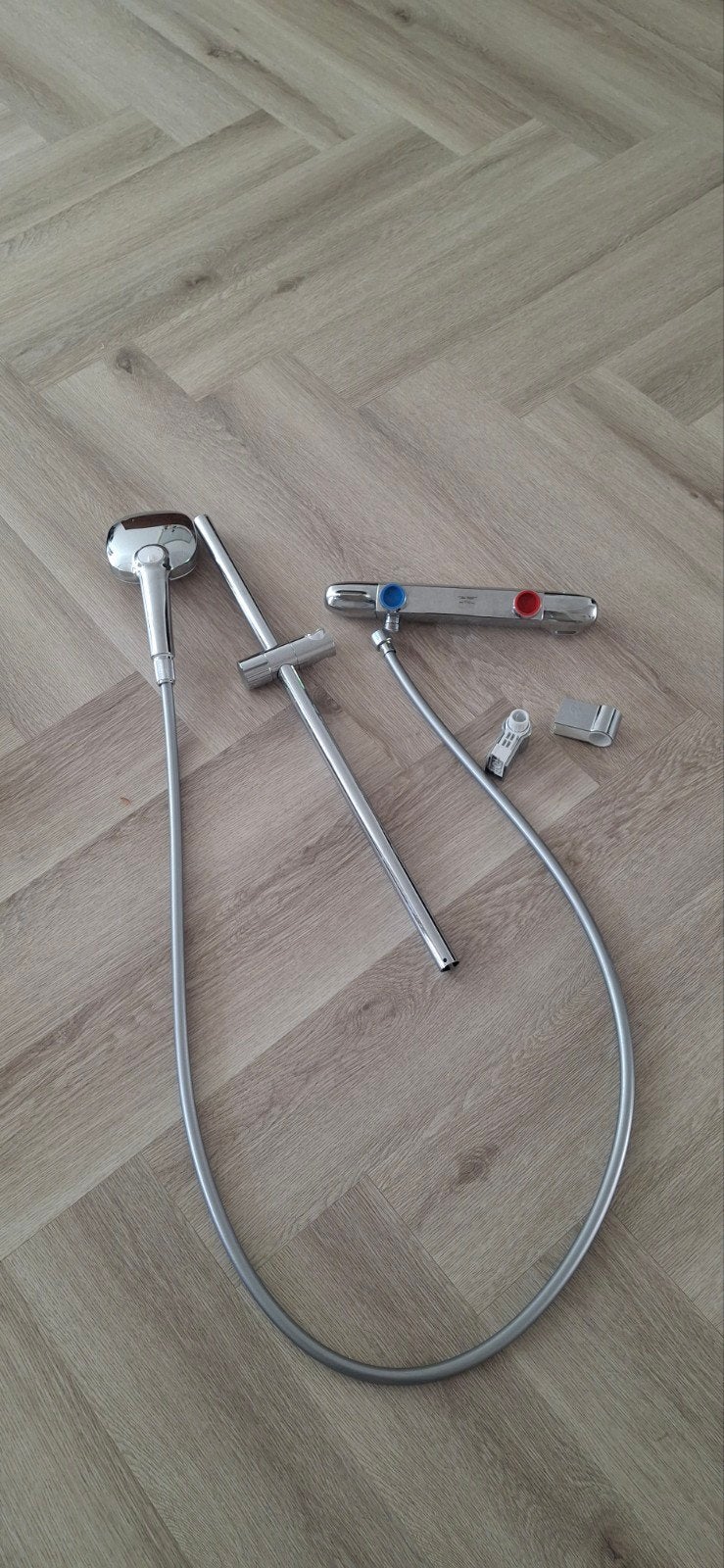 Grohe Thermostaatkraan Doucheset, Doe-het-zelf en Verbouw, Sanitair, Zo goed als nieuw, Douche, Chroom, Ophalen