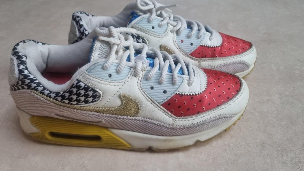 Nike Air Max 90 - Unieke kleurencombinatie, Kleding | Dames, Schoenen, Gedragen, Sneakers of Gympen, Overige kleuren, Verzenden