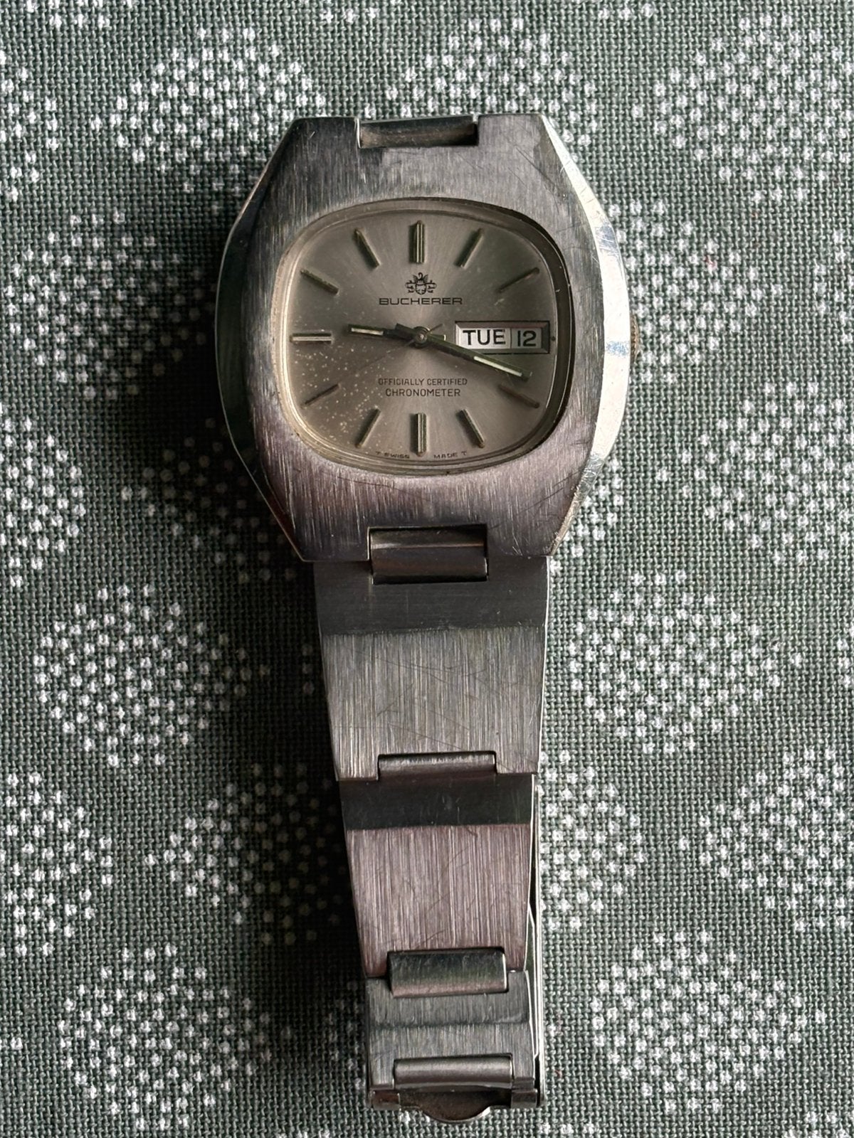 Bucherer Chronometer Automaat, Overige merken, Staal, Met bandje, Polshorloge