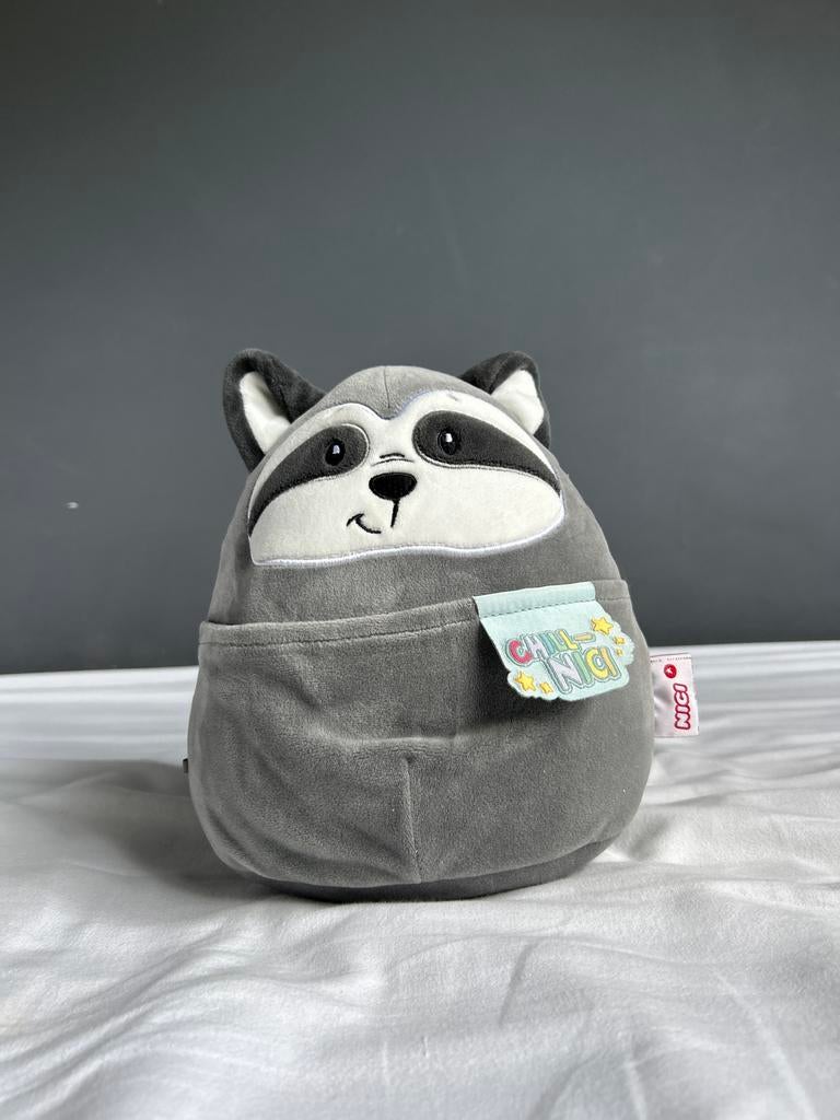 NICI Wasbeer Knuffel - Zacht en Knuffelbaar, Gebruikt, NICI, Overige typen, Grijs