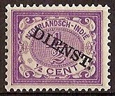 Ned-Indie Dienst 9 postfris 1911, Postzegels en Munten, Postzegels | Nederlands-Indië en Nieuw-Guinea, Verzenden, Postfris, Nederlands-Indië