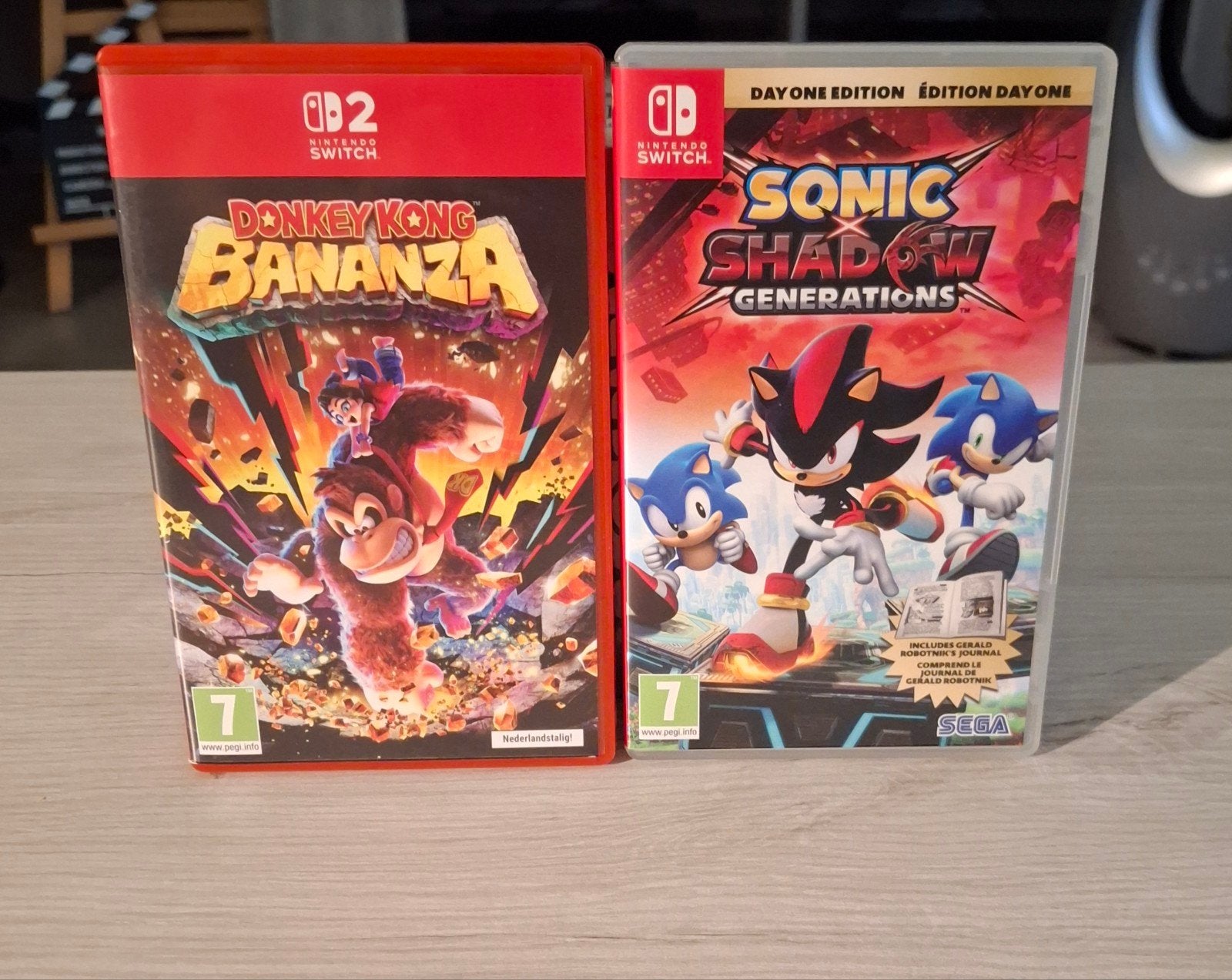 switch game donkey Kong bananza + sonic shaduw, Spelcomputers en Games, Avontuur en Actie, 1 speler, Ophalen of Verzenden, Zo goed als nieuw