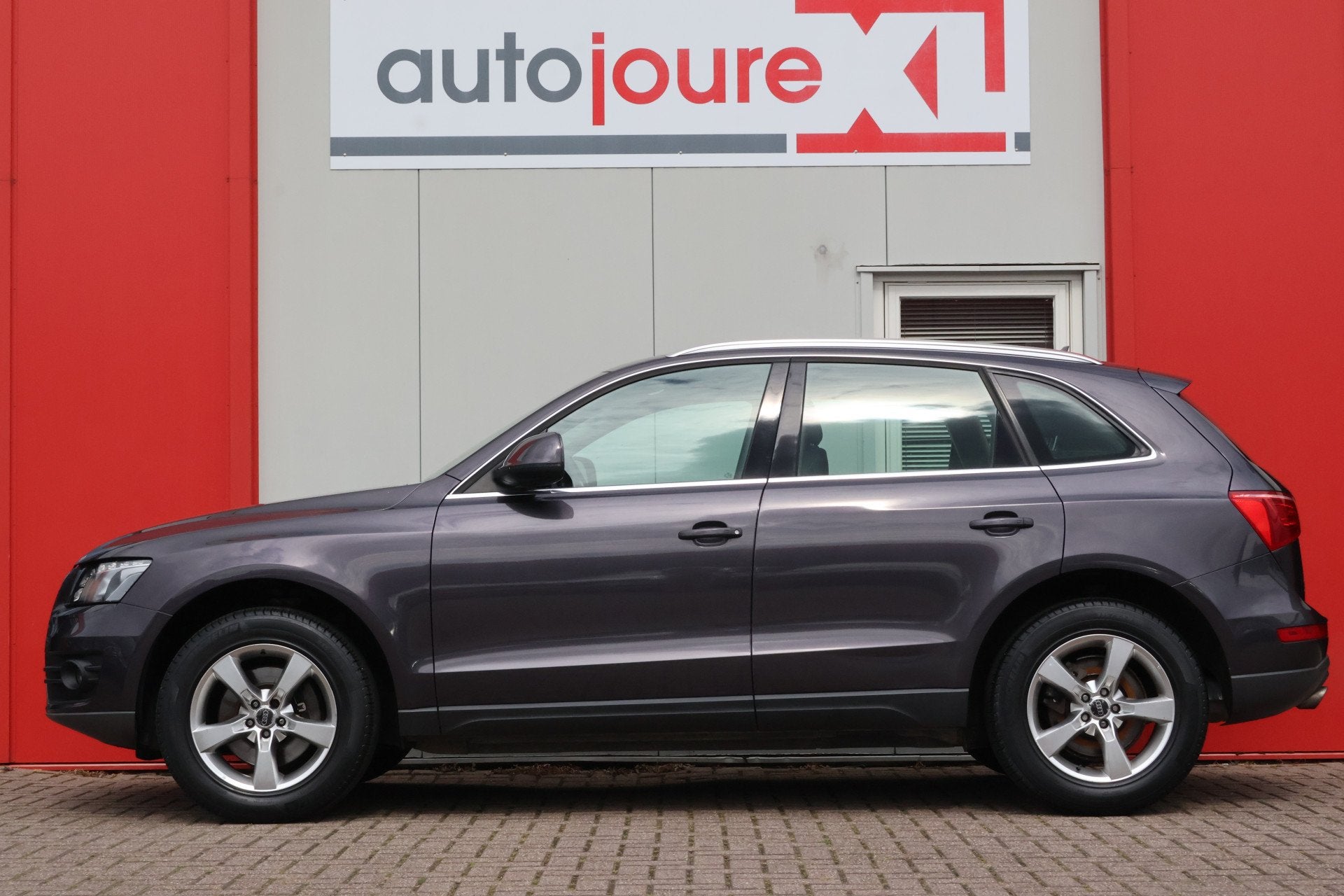 Audi Q5 3.2 FSI quattro Pro Line (bj 2009, automaat), Auto's, Audi, Gebruikt, Zwart, Automatische klimaatregeling, Bedrijf