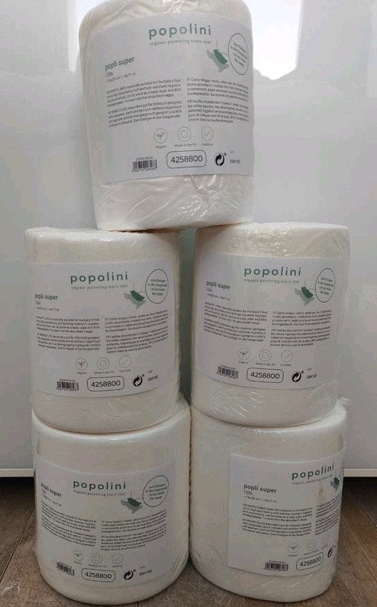 5 nieuwe rollen popolini inlevellen, Ophalen of Verzenden, Nieuw, Jongetje of Meisje