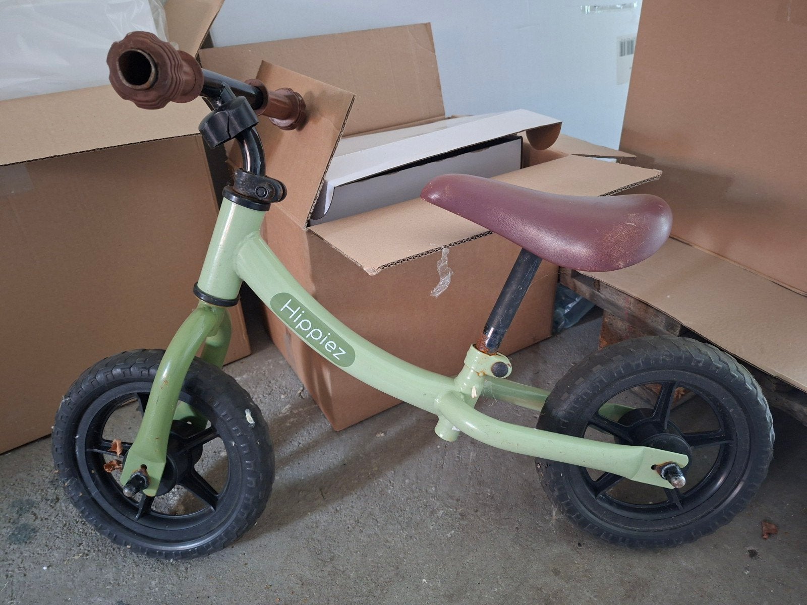 loopfiets groen, Ophalen, Gebruikt, Loopfiets