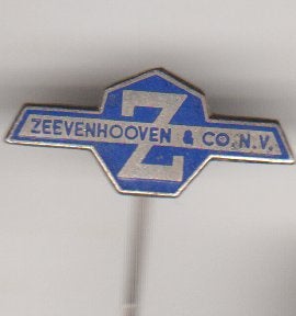 Zeevenhoven en co nv vintage speld emaille, Verzenden, Zo goed als nieuw, Transport