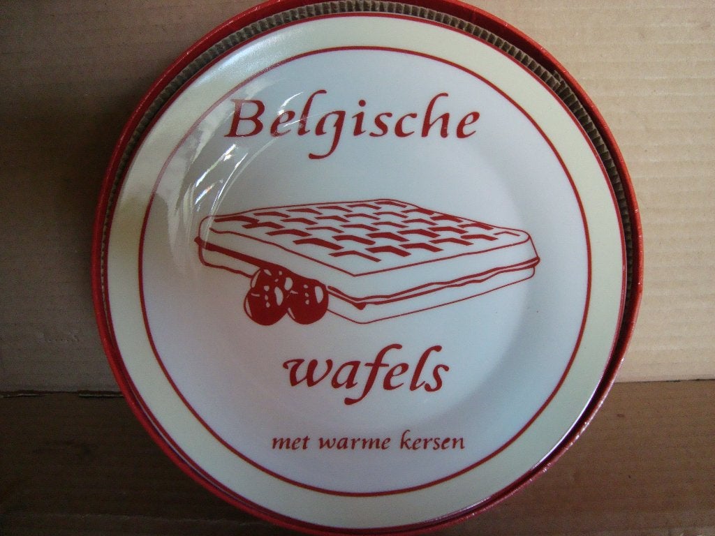 4 porseleinen borden in doos nieuw, Huis en Inrichting, Keuken | Servies, Nieuw, Ophalen of Verzenden, Bord(en), Overige stijlen