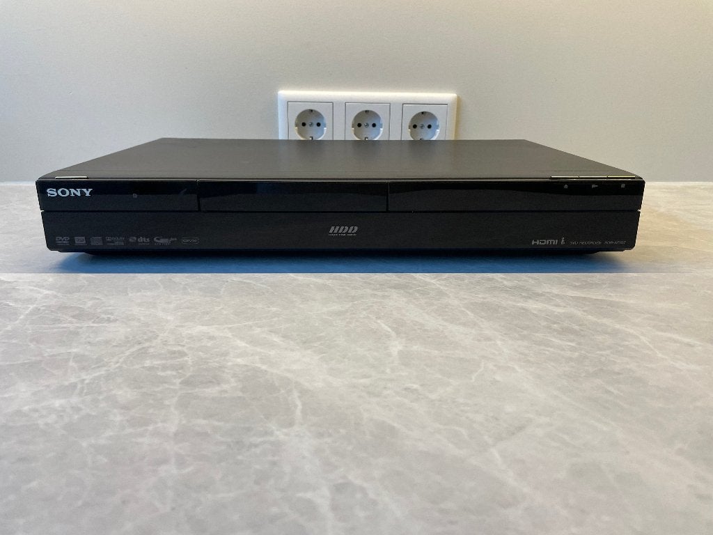 Sony RDR-AT107 HDD/DVD Recorder 160GB – HDMI 1080p Upscaling, Ophalen of Verzenden, Gebruikt, Dvd-speler, Sony