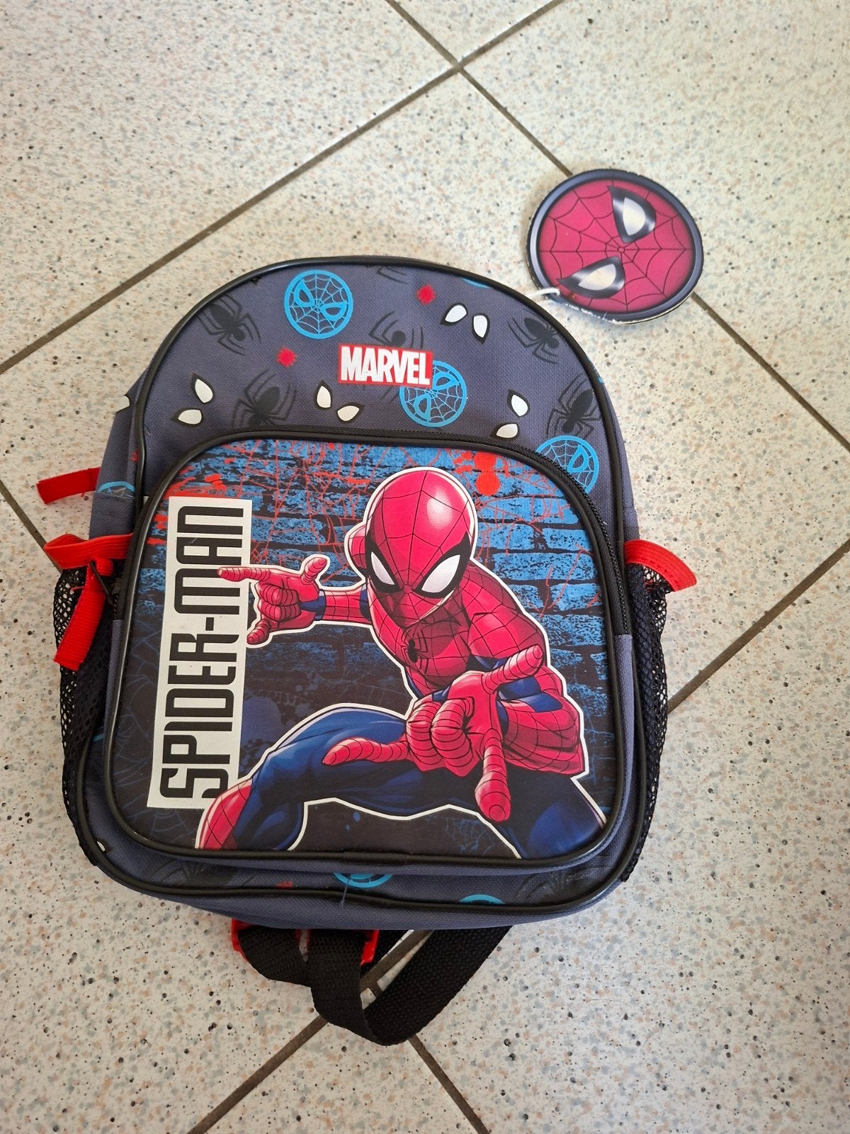 Rugzakje Marvel Spider-man nieuw, Minder dan 30 cm, Disney of Dora, 25 tot 40 cm, Nieuw