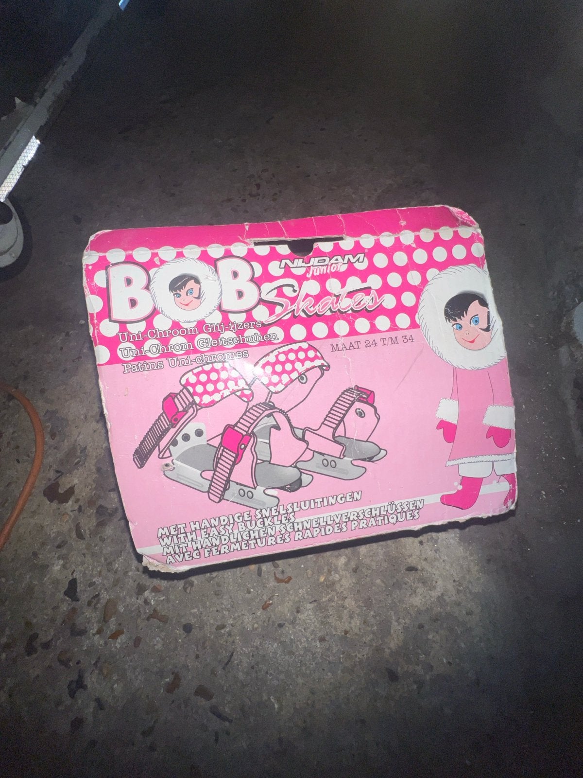 Nijdam Bob Skates roze, maat 24-34, Ophalen, Gebruikt, Overige typen, Nijdam