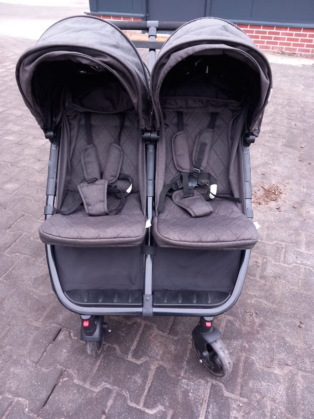 Inklapbare tweelingwagen met opbergruimte en tas, Ophalen, Overige merken