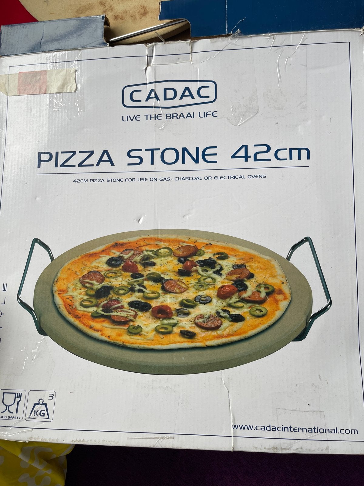 Cadac Pizzasteen 42cm - Voor Gas, Houtskool of Elektrische O, Ophalen of Verzenden, Gebruikt