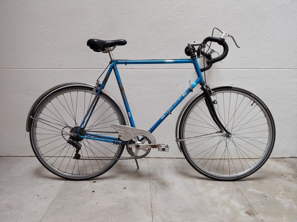 Vintage Paris Sport herenfiets 1988 – 63 cm – 6 versn., Gebruikt, Velgrem, Versnellingen, 61 tot 65 cm