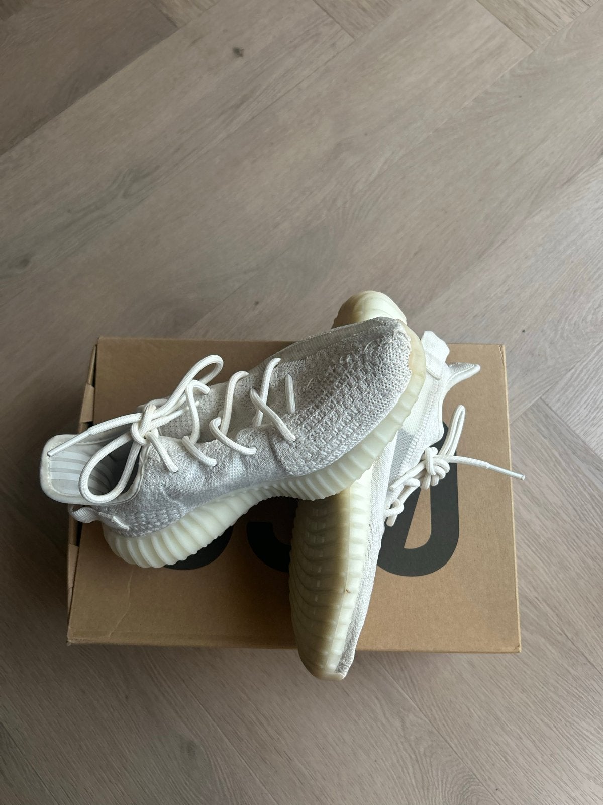 Yeezy Boost 350 V2, Kleding | Heren, Schoenen, Verzenden, Wit, Sneakers of Gympen, Zo goed als nieuw