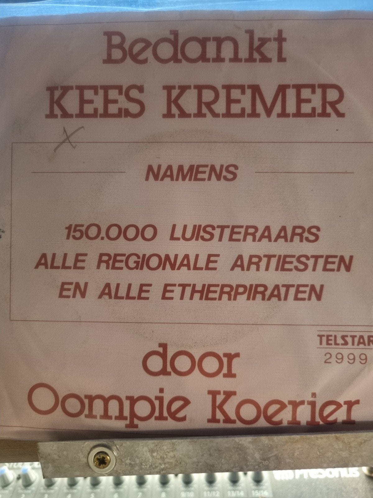 Oompie Koerier - Bedankt Kees Kremer (Single), Ophalen, Gebruikt, Nederlandstalig