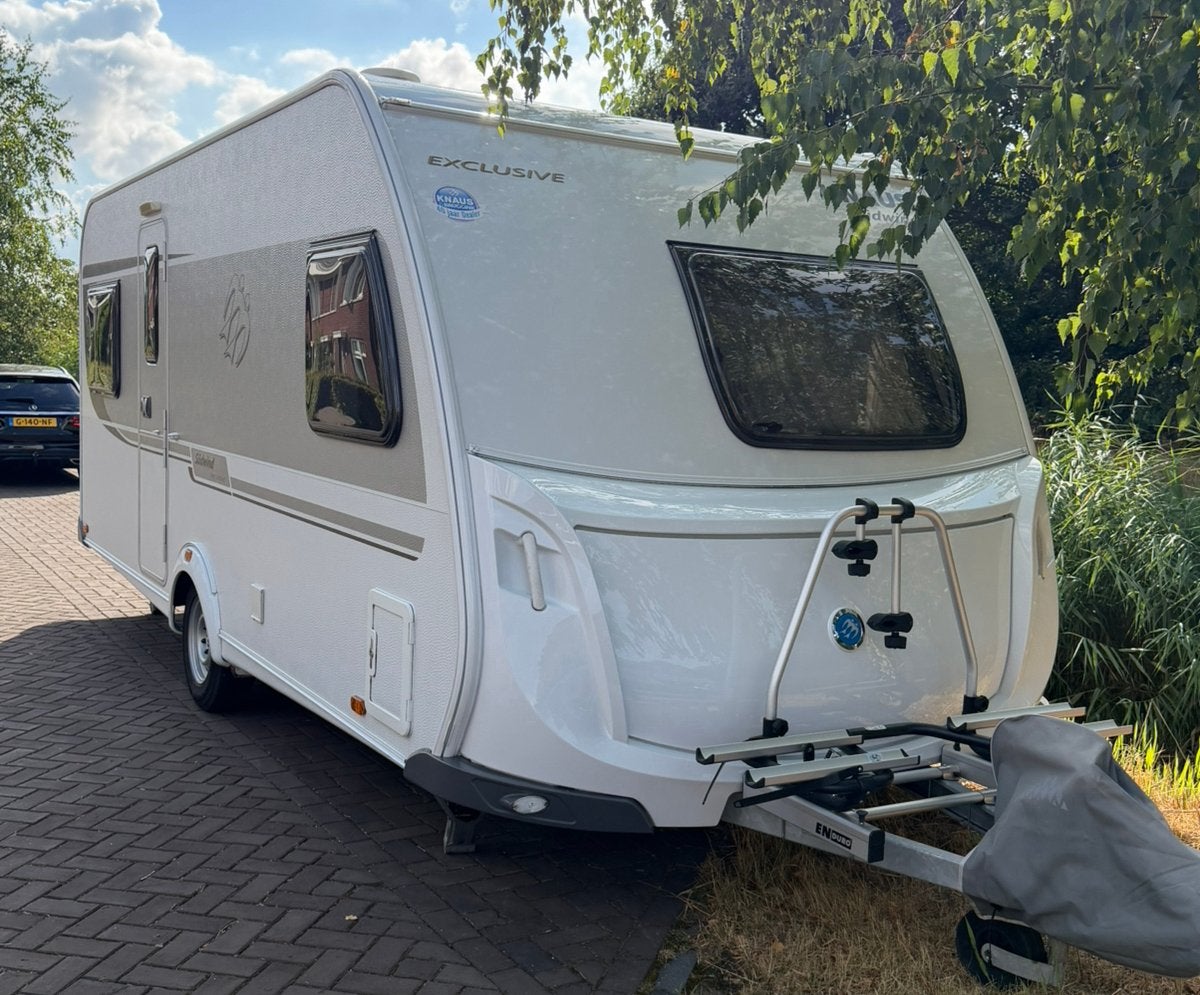 Knaus Sudwind Exclusive 500 FU, ALKO Mammut, Lithium, Dorema, Caravans en Kamperen, Caravans, Rondzit, Particulier, Vast bed, 5 tot 6 meter