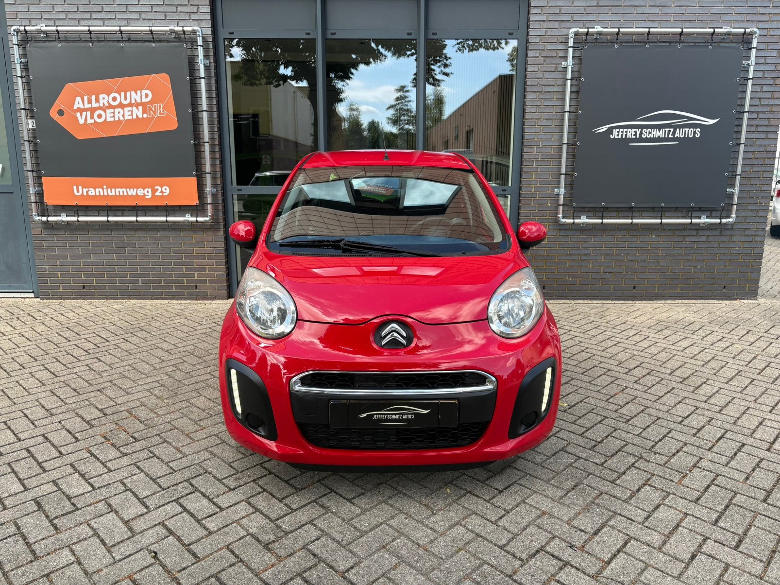 Citroën C1 1.0i 68PK 5D 2013 Rood facelift, Airco, 100 kg, Euro 5, Stof, Zwart