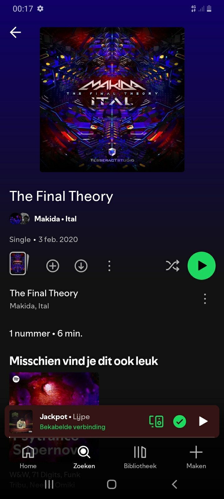 The_Final_Theory, Eén persoon