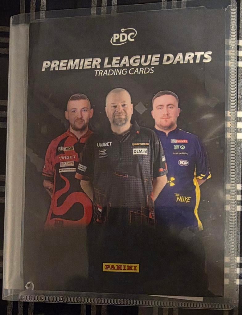 Aanbieding Panini PDC Premier League Complete Set + Map, Ophalen of Verzenden, Nieuw, Pijlen