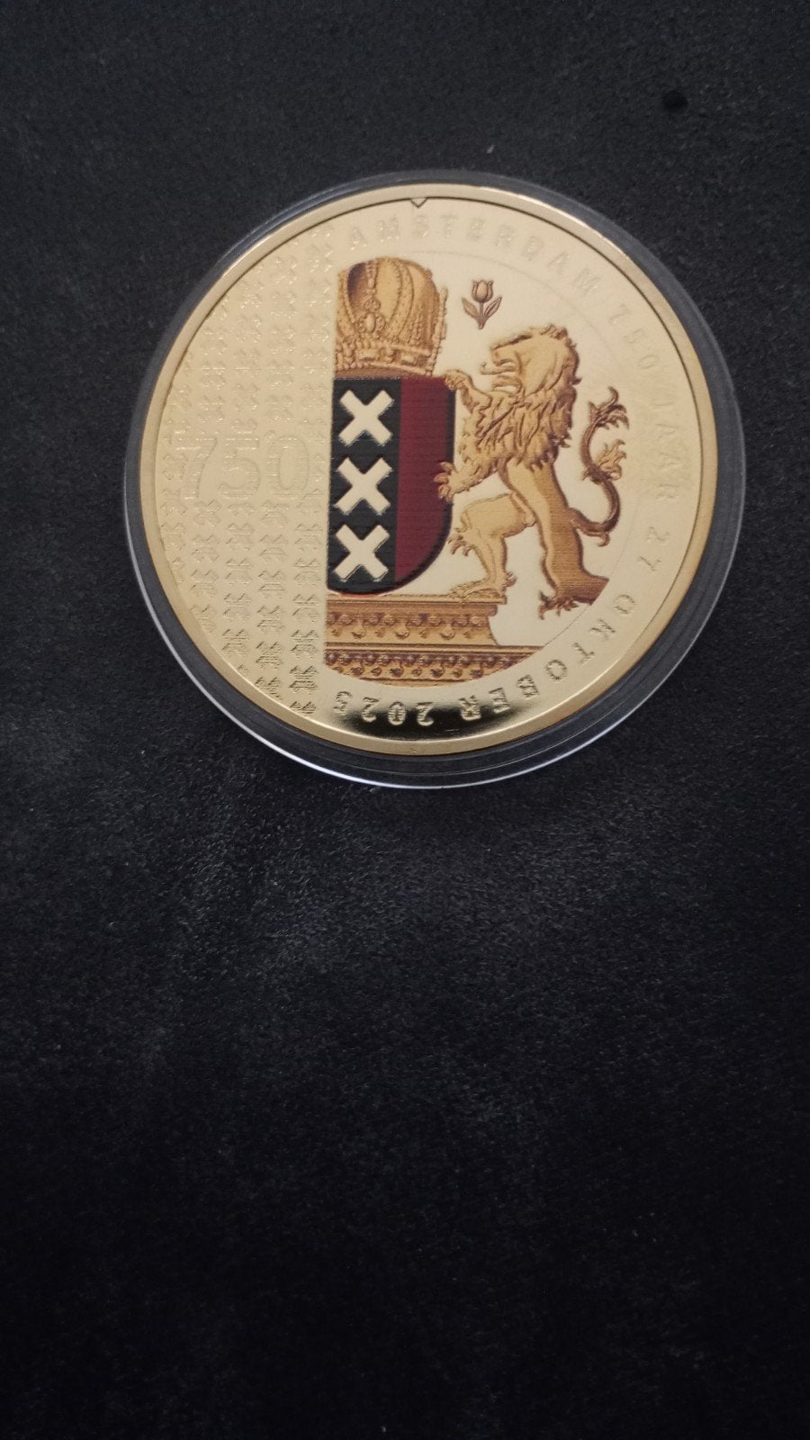 750 jaar Amsterdam munt goud, Ophalen, Koningin Beatrix, Overige waardes, Goud