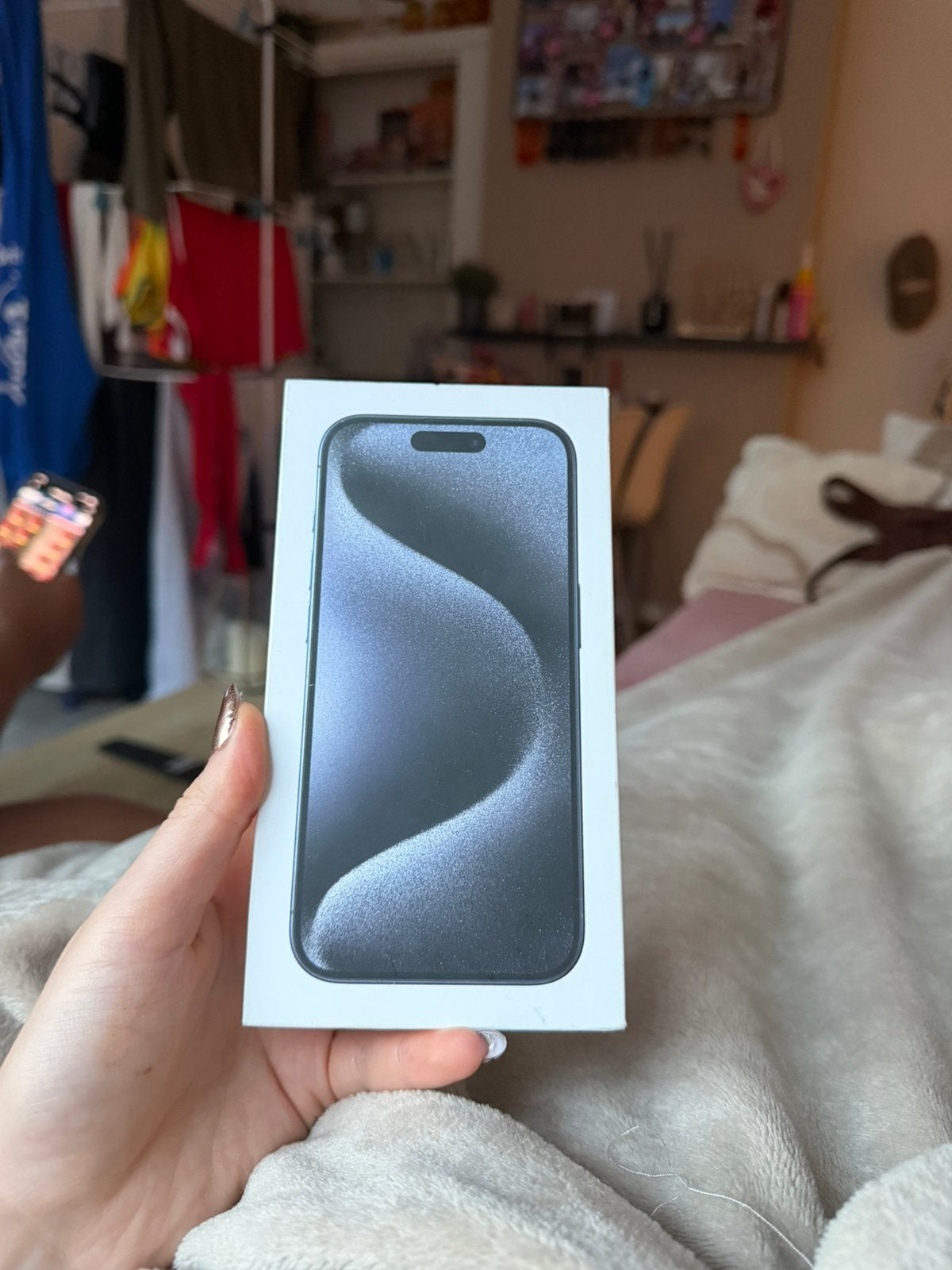 iPhone 15 Pro 128 gb- Lichte schermschade, incl. doosje, Telecommunicatie, Blauw, Ophalen of Verzenden, IPhone 15 Pro, 128 GB