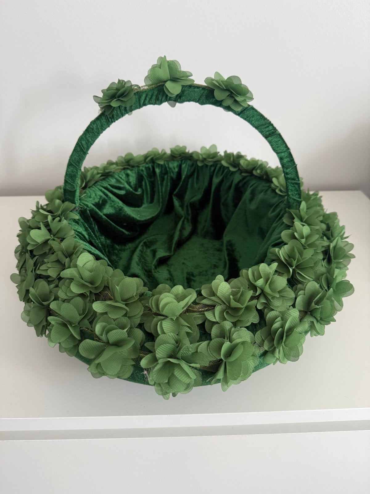 Groene Henna Mand - Zo goed als nieuw, Mand, Textiel, Ophalen of Verzenden, Zo goed als nieuw