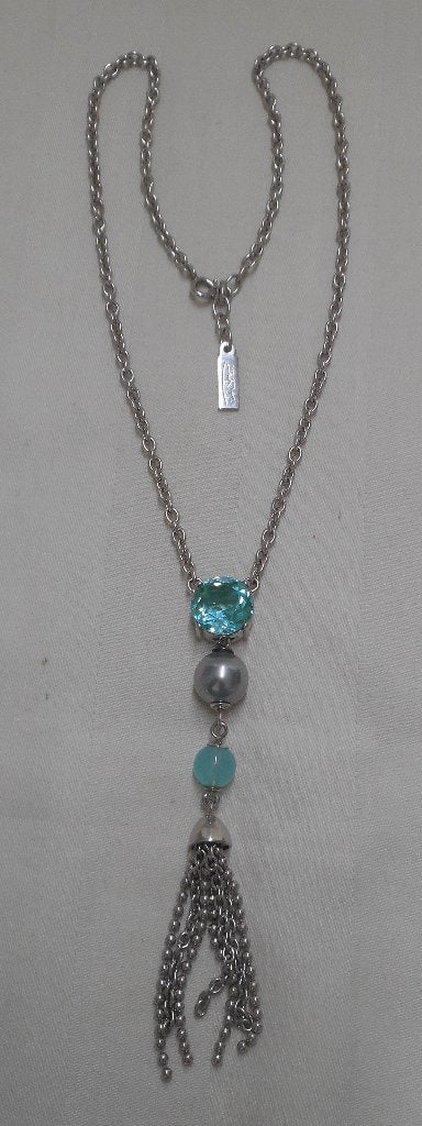 Zilveren Ti Sento collier met flos nr.1150, Verstelbaar, Verzenden, Zo goed als nieuw, Zilver