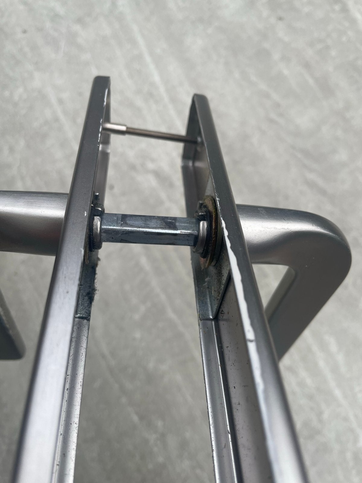 RVS Deurklink met Plaat - Gebruikt, Ophalen, Gebruikt, Rvs, Klink of Kruk